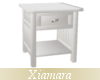 [X] White End Table