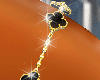 2Pc Blk Van C Bracelet L
