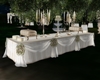 wedding buffet table