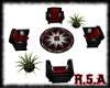 ChairSet Black/Red