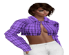 Open Jacket Purple