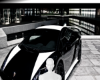 Sports car bw background