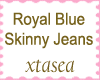 Royal Blue Skinny Jeans