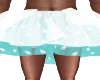 AE-Teal/White Add Skirt