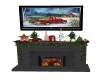 RED TRUCK TV/ FIREPLACE