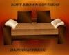 Soft Brown Loveseat