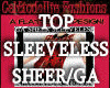[CD]SHEER GA SLEEVELESSR