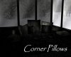 AV Black Corner Pillows