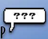 Confused Chat Bubble M/F