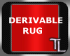 Derivable square rug