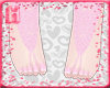 |H| Pink Lace Feets