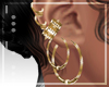 :Multi Gold Earrings