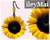 i| Sunflower Earrings