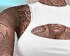 White Playsuit Inked