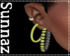 (S1)Neon Yellow Earrings