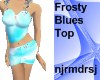 Frosty Blue Sexy Top