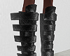 Q / Lola Fur Boots. Blk2