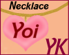 YK| Yoi Heart Necklace