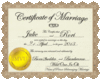 J&R Wedding Certificate