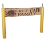 B.F Family Cafe Sign