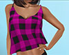 Pink Tank Top Plaid F