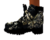 Black Snake Skin Boots