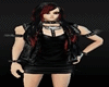 Punk Spike Jacket Dress Outfit129
