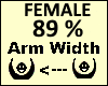 Arm Scaler 89% Female