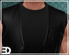 Black Tee Vest