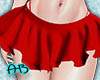[AB]Skirt Layerable Red