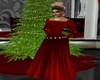 christmas gown red