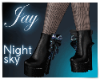 Night sky shoes