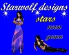 stars neon gown
