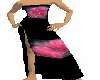 black rose gown