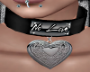 No Love heart collar