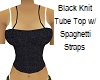 [BB] Black Knit Tube Top