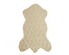 Cream colored Fur rug