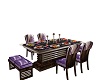 PURPLE DINING TABLE