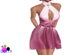 Pink halter dress
