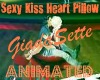 Sexy Kiss Heart Piillow