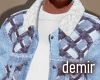 [D] Power denim jacket