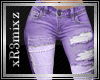 Laced Jeans Purple F