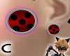 (C) LadyBug Earrings