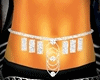 WHITE DIAMOND BELLYCHAIN