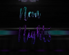 Neon Nights Floor Sign