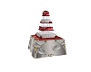 M&V wedding cake