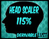M/F 115% Head Scaler