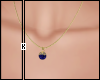 Ball Necklace Sapphire