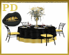 Black/Gold Guest Table