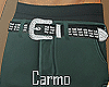 Green Cargos Skinny